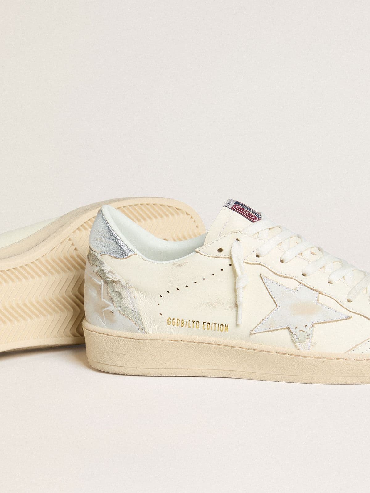Women’s Ball Star LTD with patchwork star and metallic leather heel tab