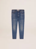 Jeans slim fit Collezione Golden dal lavaggio medio
