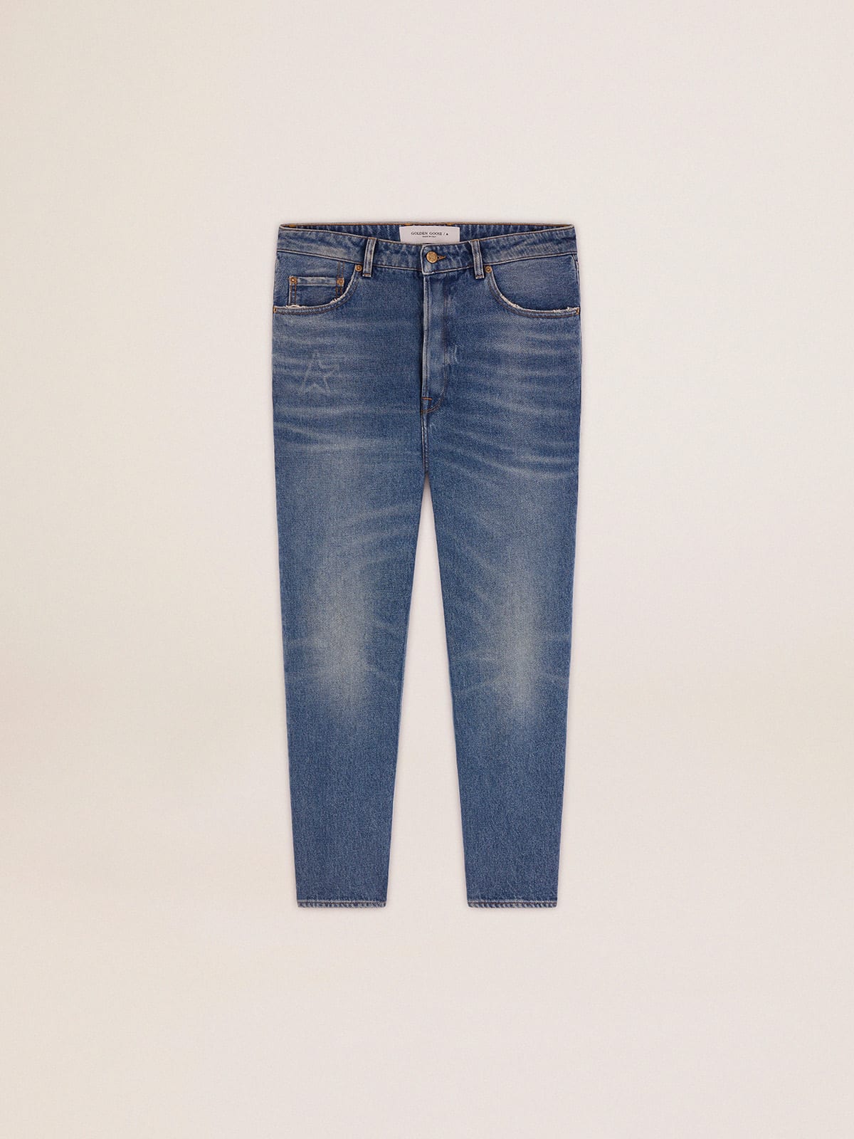 Jeans slim fit Collezione Golden dal lavaggio medio