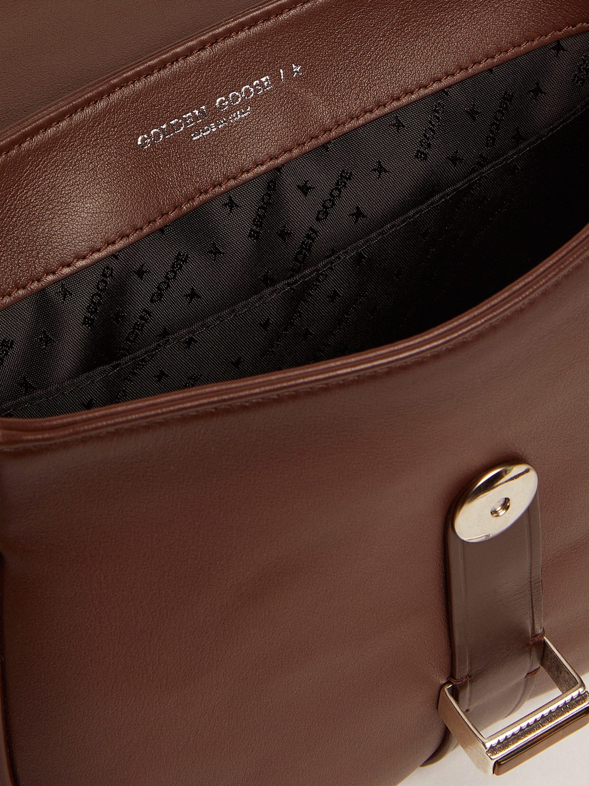 Borsa Rodeo Bag small in pelle cuoio scuro
