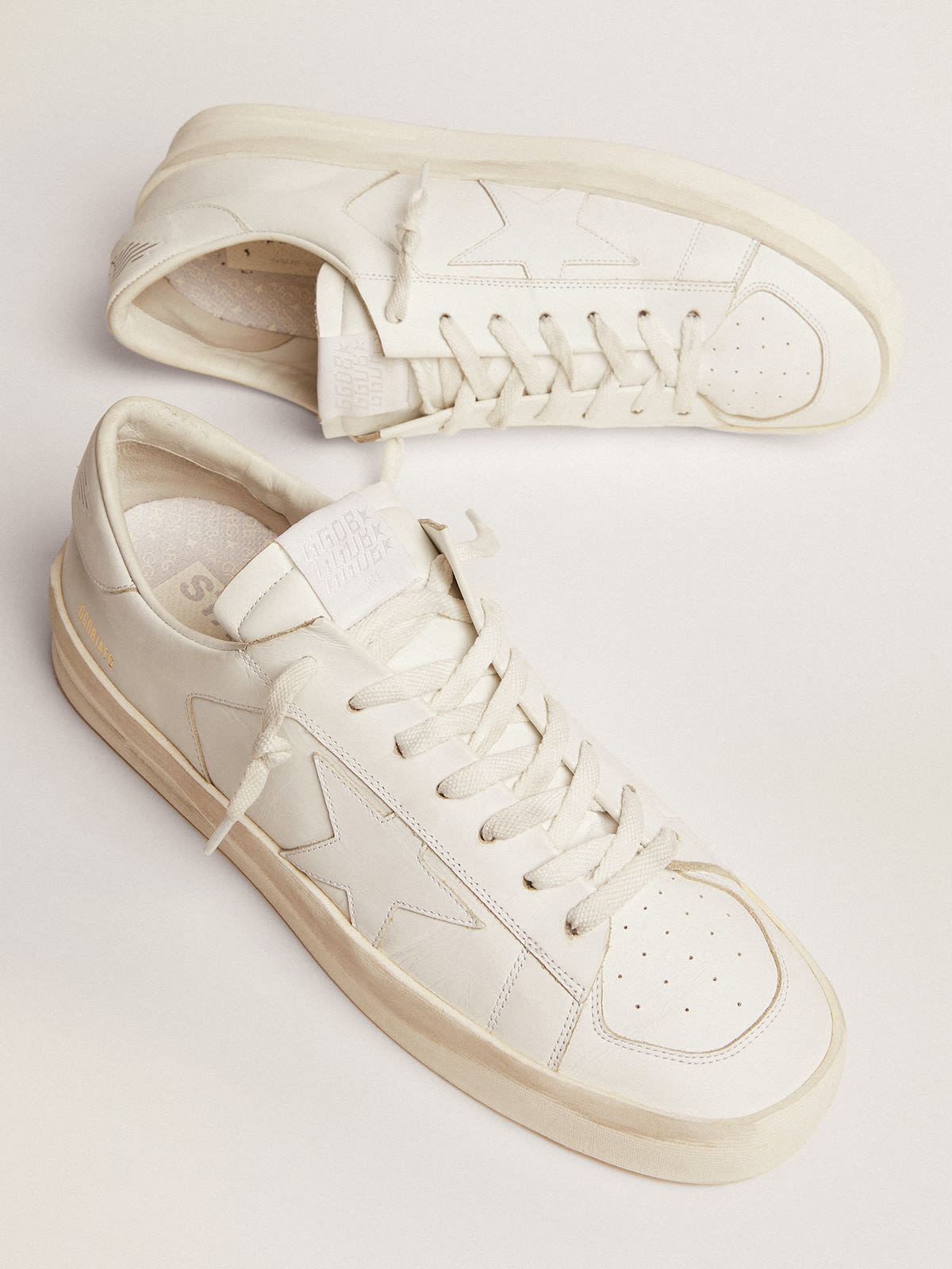 Sneakers Stardan uomo in pelle total white