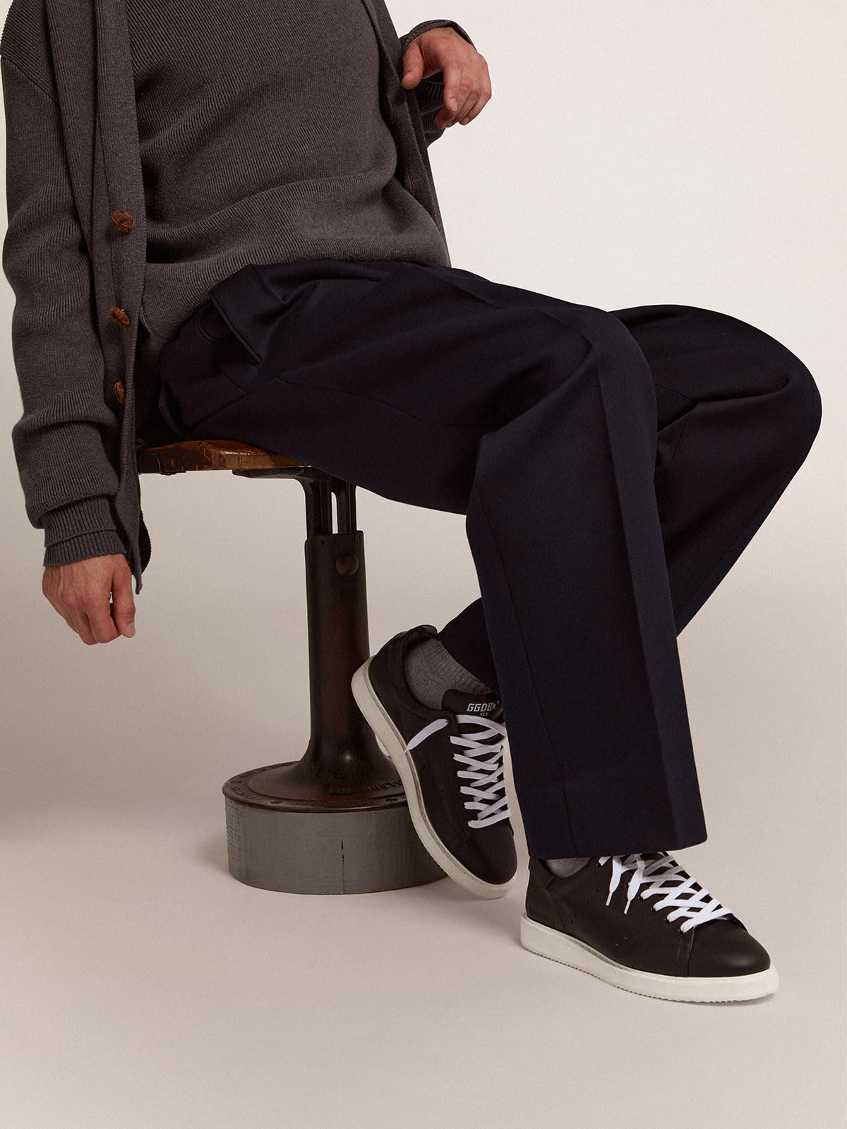 Sneakers Starter in pelle con stella stampata sul talloncino