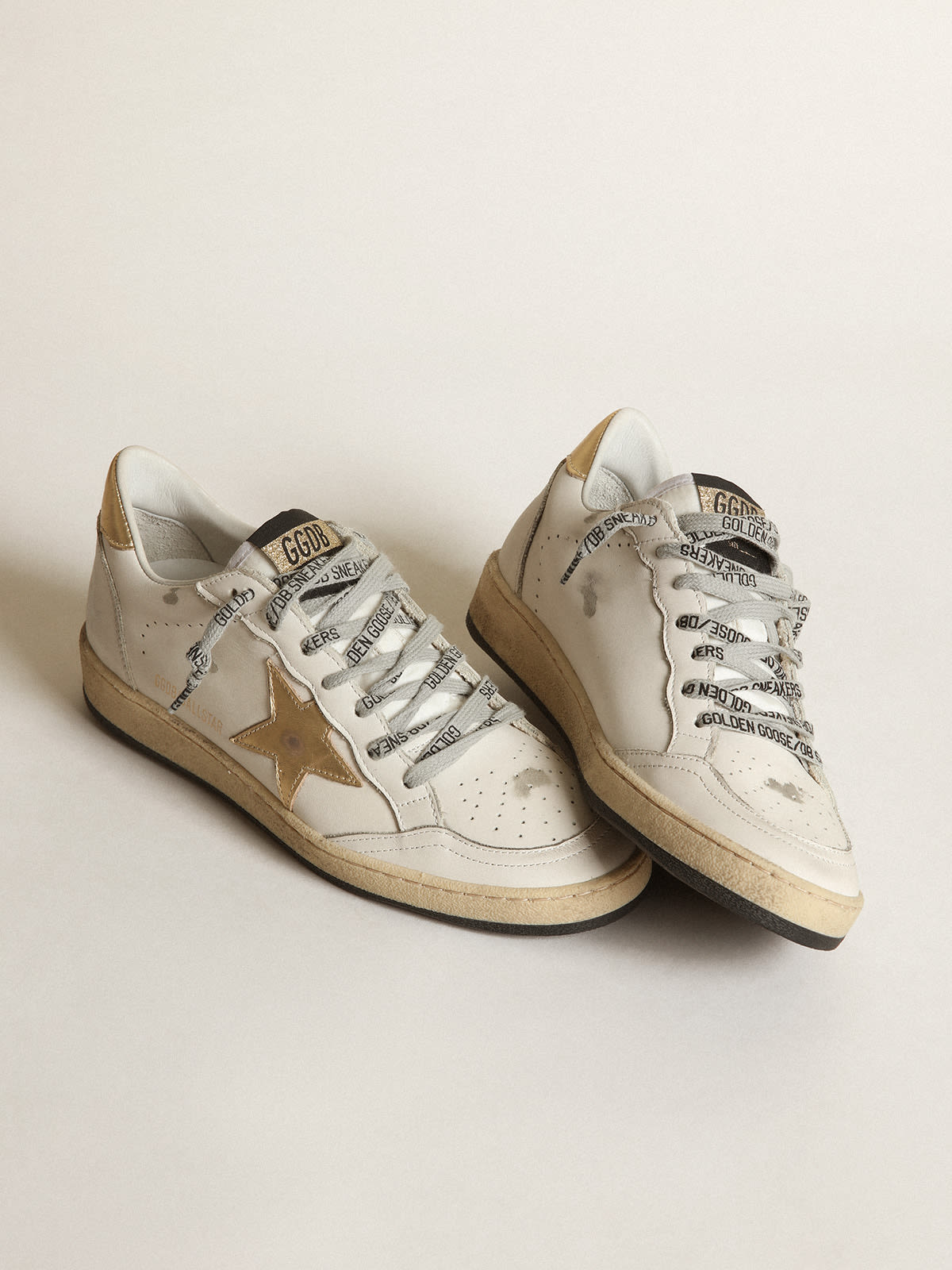 Sneakers Ball Star con stella e talloncino dorati