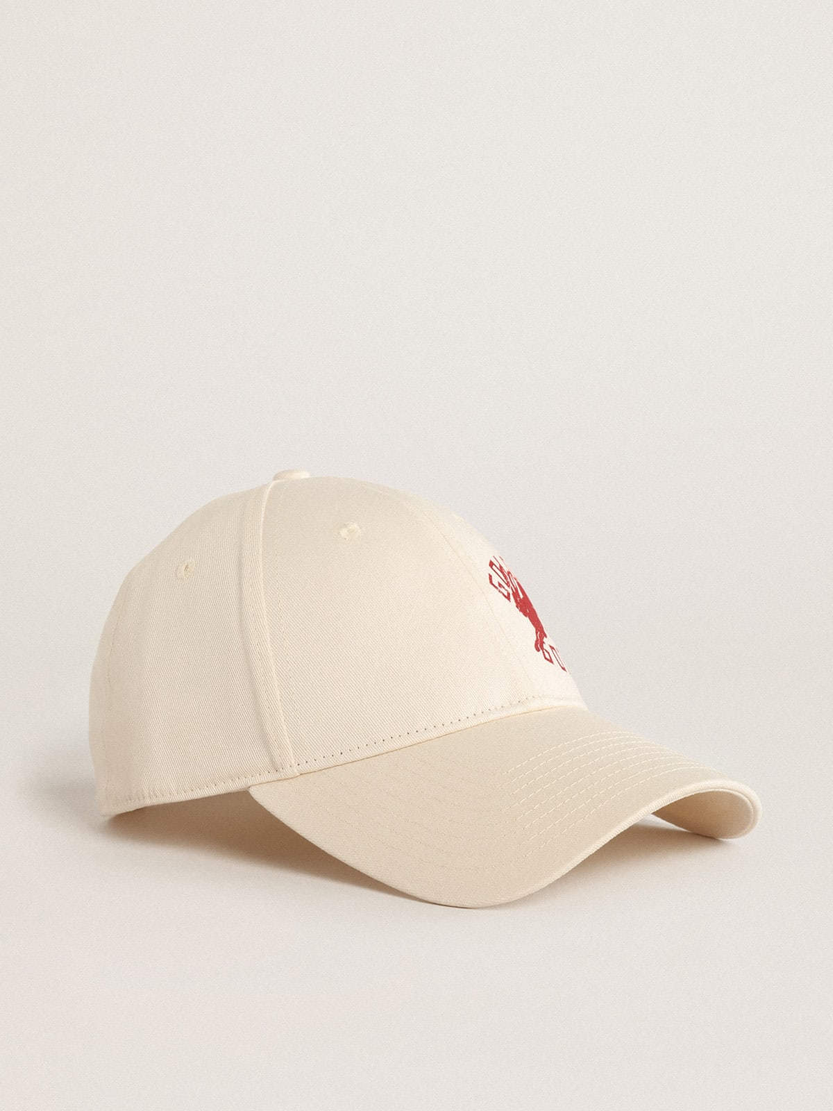 Cappellino da baseball di colore bianco heritage con logo CNY