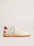 Ball Star Uomo LTD CNY in cavallino bianco con stella in pelle