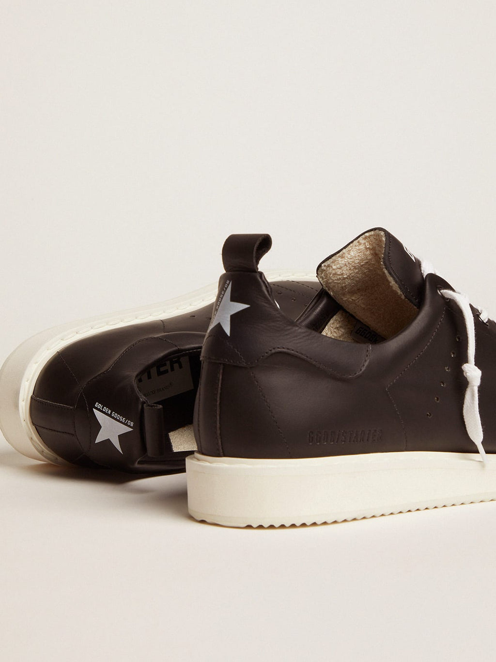 Sneakers Starter in pelle con stella stampata sul talloncino