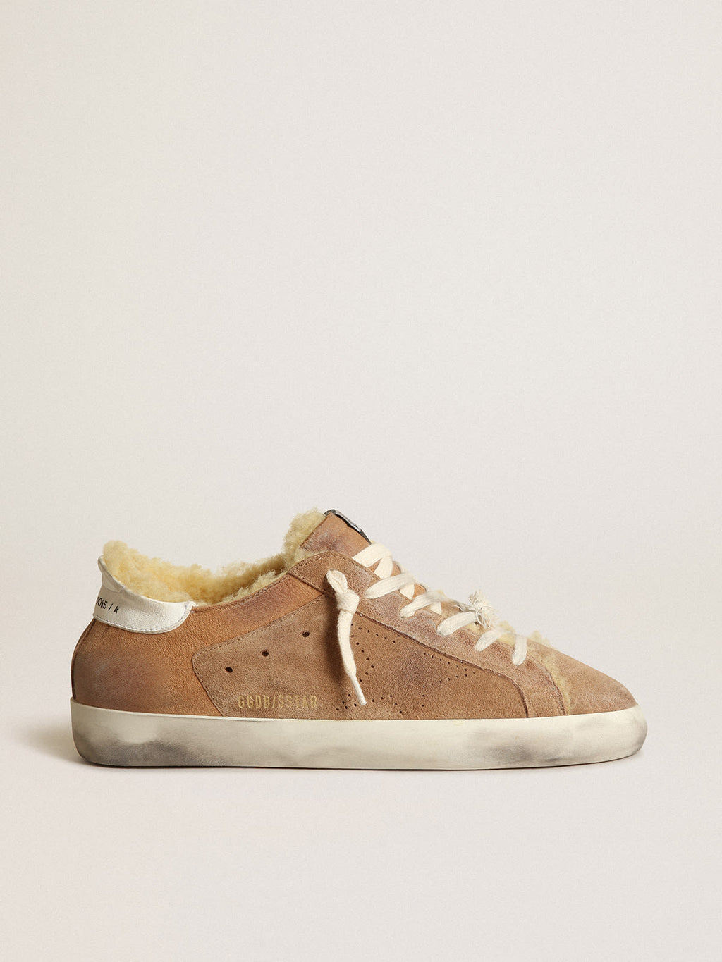 Super-Star LTD con stella traforata e fodera in shearling