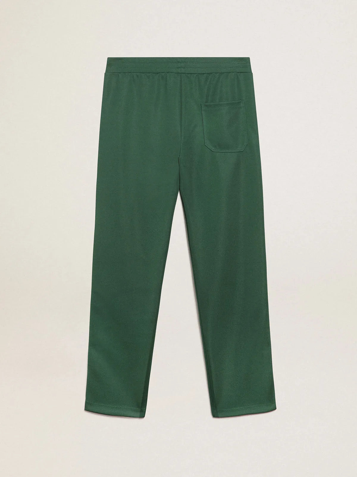 Pantalone jogging da uomo di colore verde con stelle sui lati