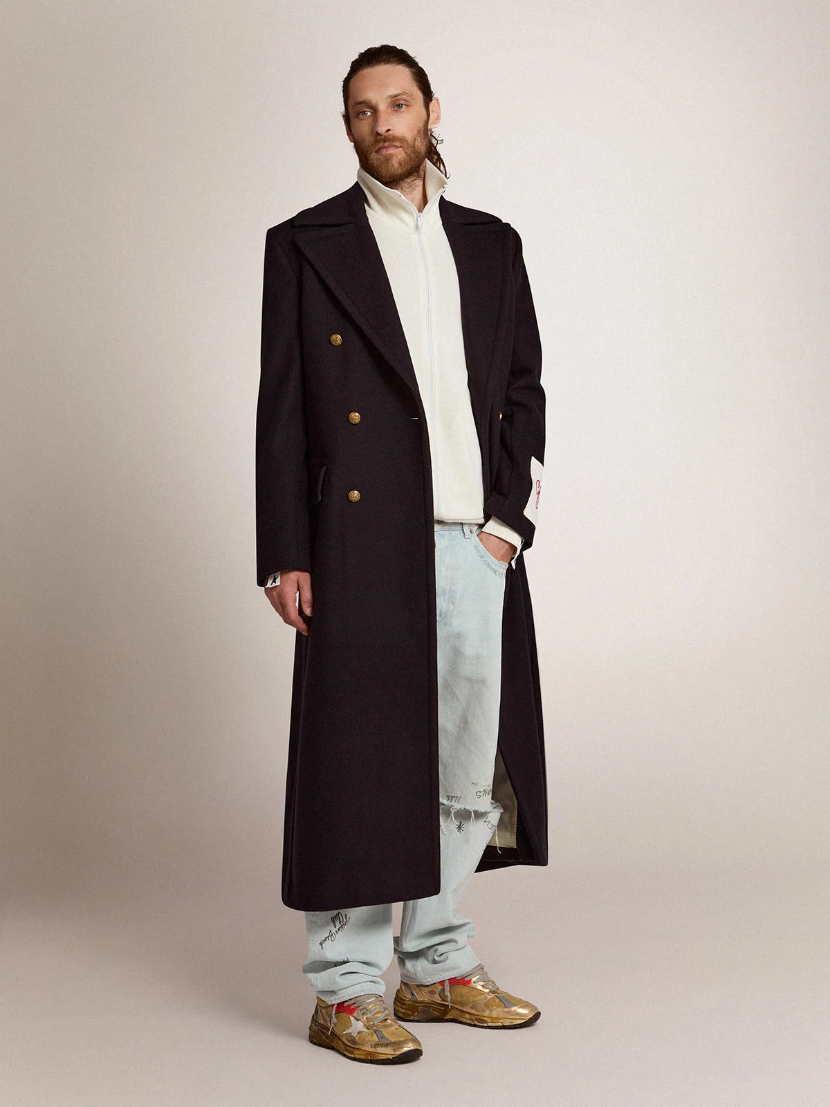 Jeans bleached Collezione Golden dal trattamento distressed