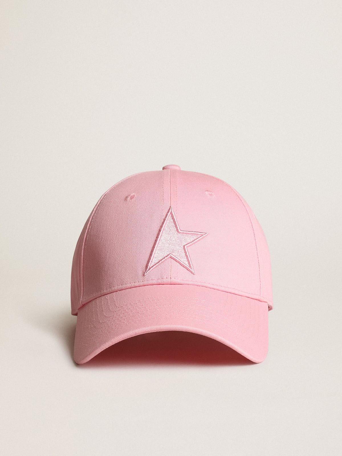 Cappellino da baseball Demos Collezione Star di colore rosa con stella ton sur ton