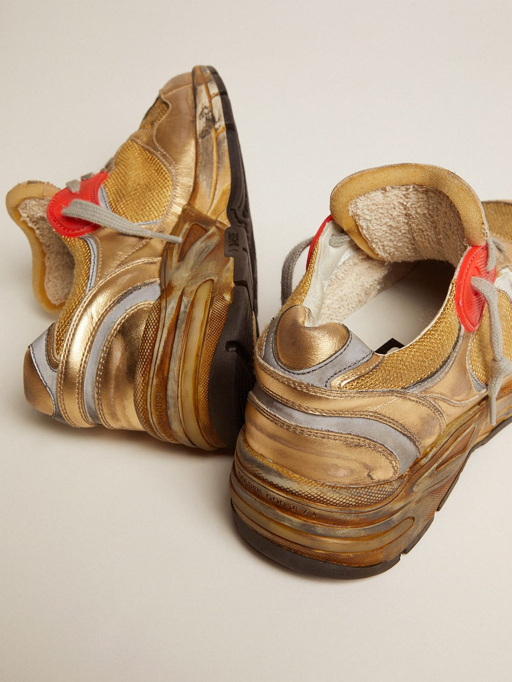 Sneakers Dad-Star donna dorate