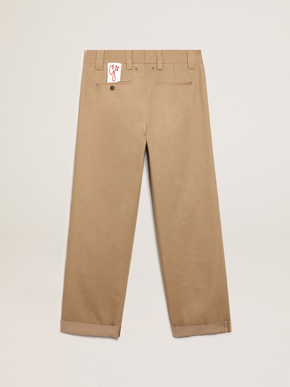 Pantalone chino Golden Collection color khaki beige