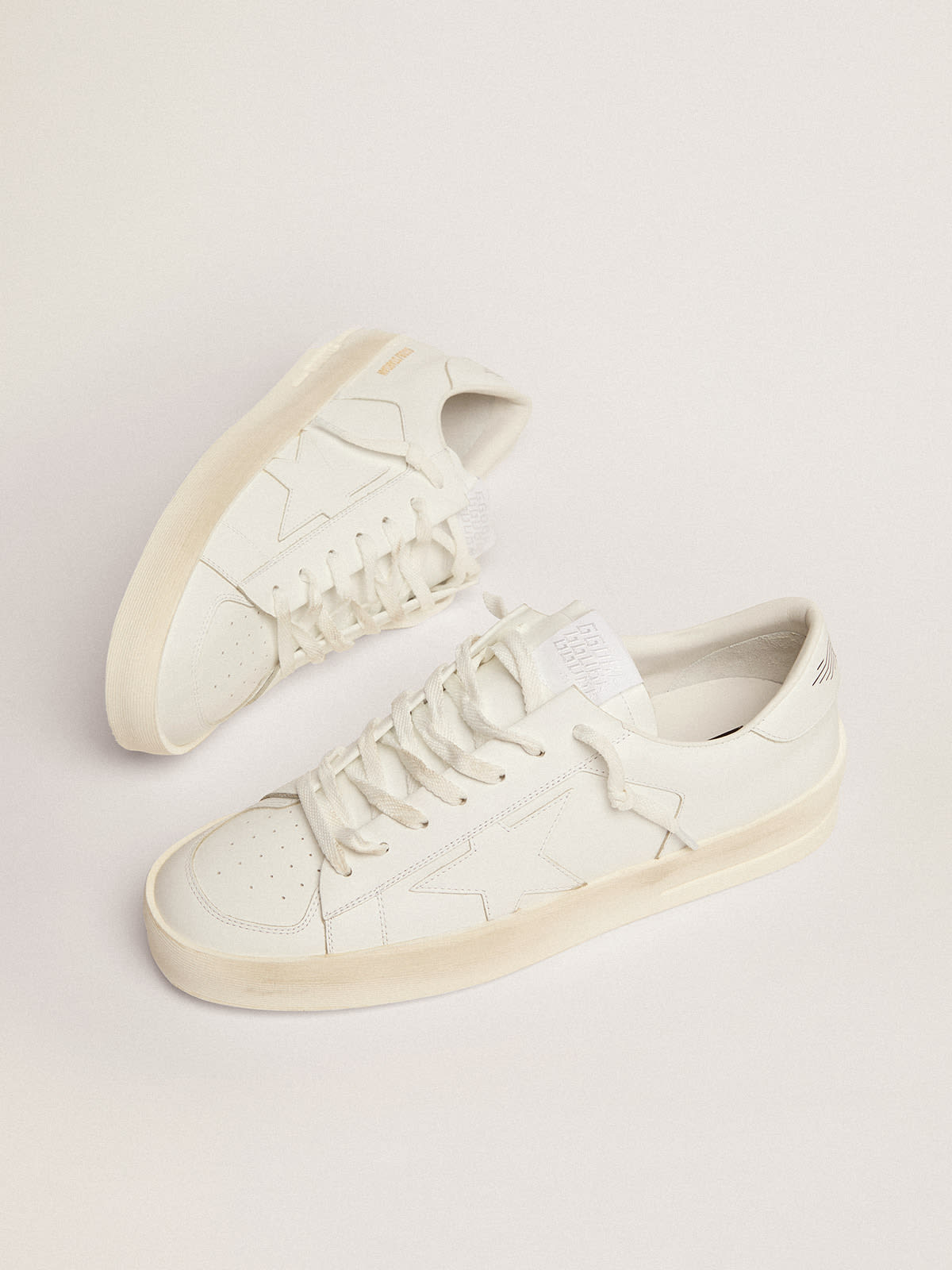 Sneakers Stardan uomo in pelle total white