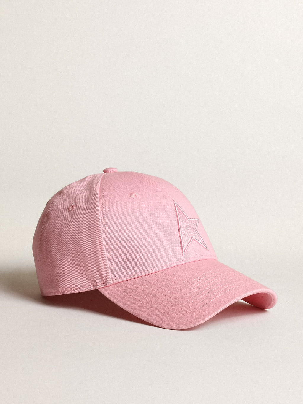 Cappellino da baseball Demos Collezione Star di colore rosa con stella ton sur ton