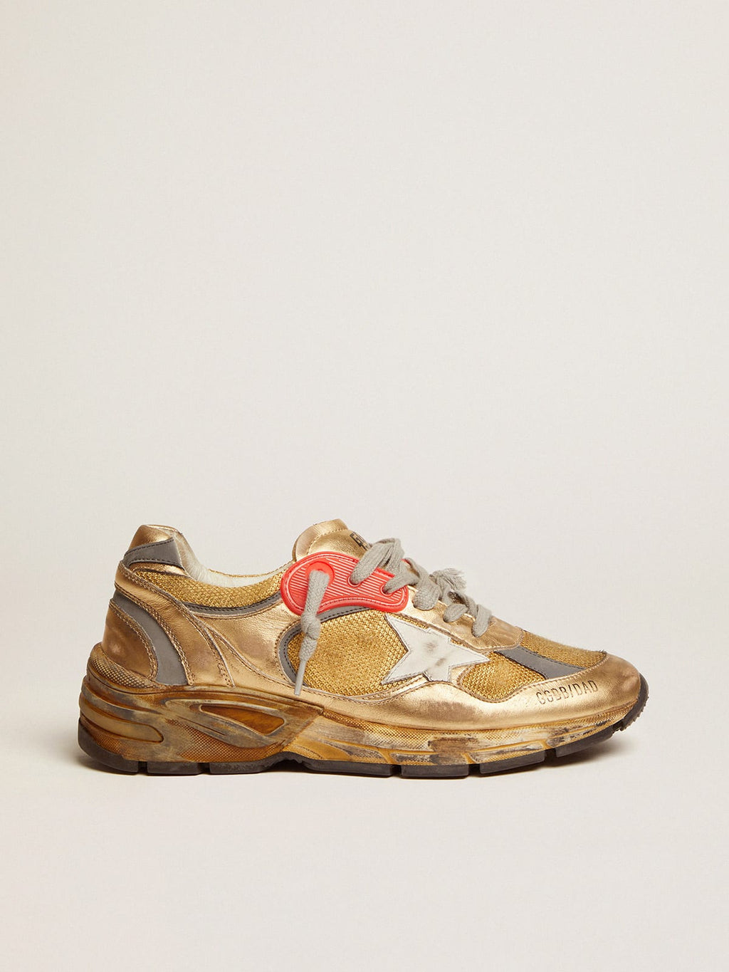Sneakers Dad-Star donna dorate