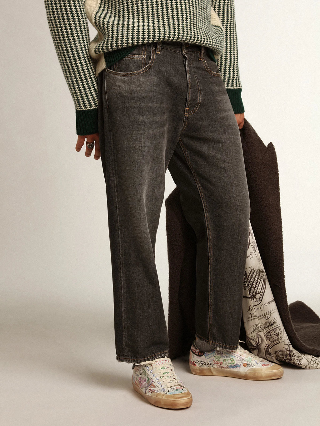 Jeans neri Cory Collezione Journey dall'effetto stonewashed