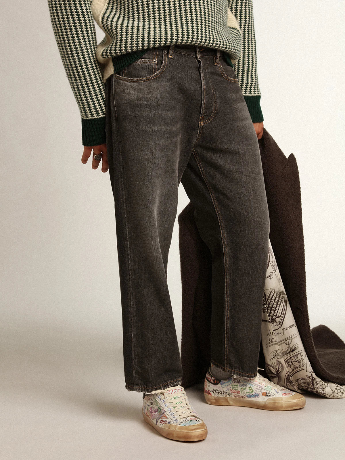 Jeans neri Cory Collezione Journey dall'effetto stonewashed
