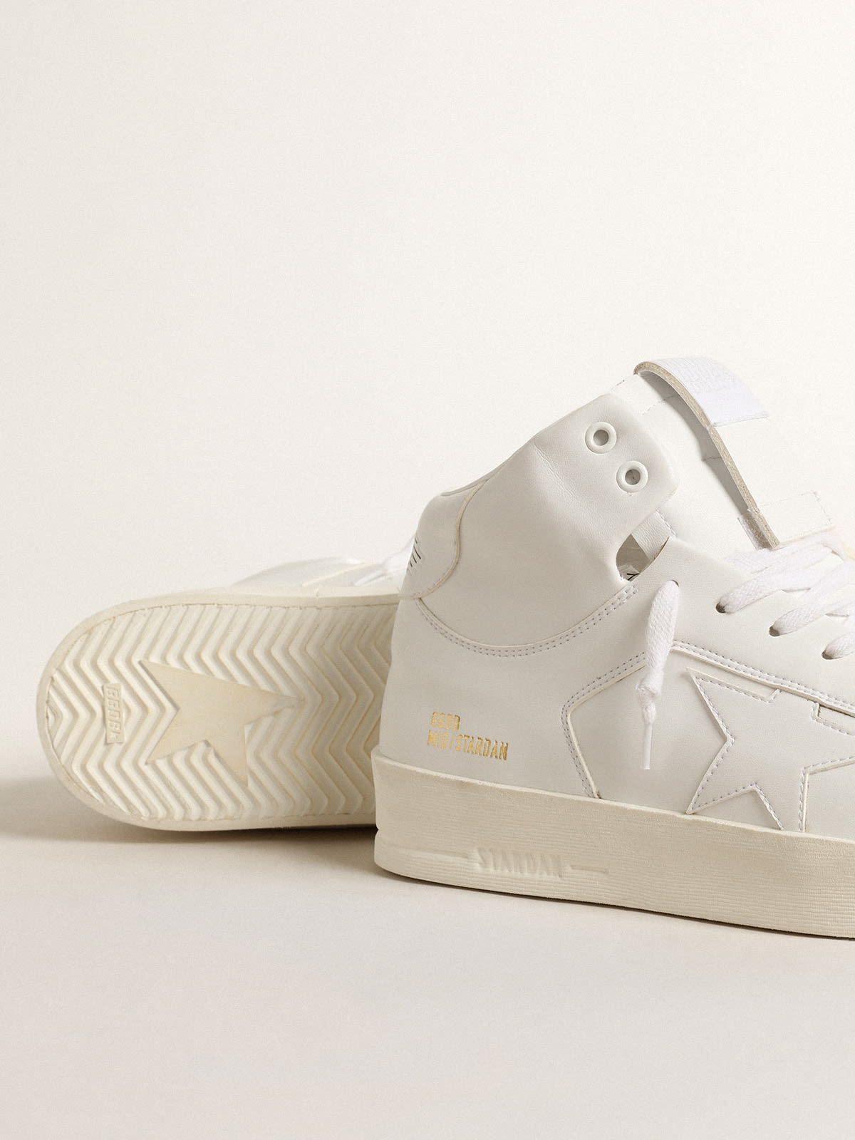 Mid-Stardan Uomo bio-based con stella e talloncino bianchi