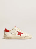 Super-Star Donna LTD in nappa con stella e talloncino rossi