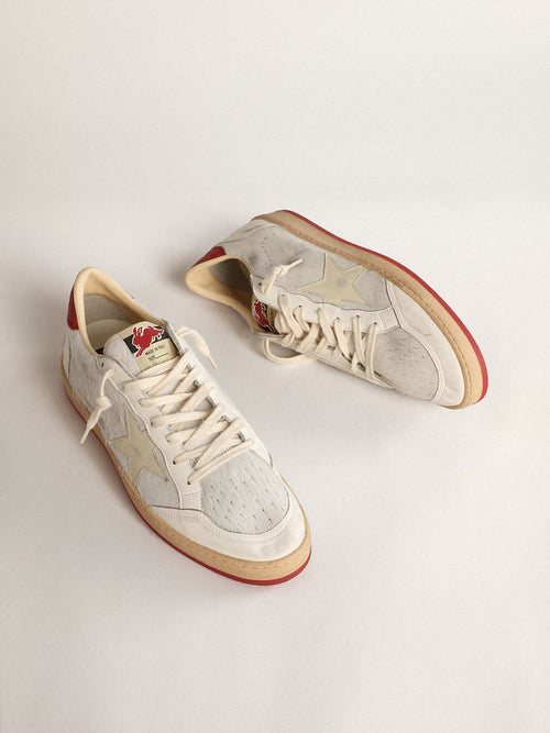 Ball Star Uomo LTD CNY in cavallino bianco con stella in pelle