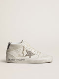 Women's Mid Star with silver glitter star and black laminated heel tab