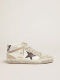 Sneakers Mid Star bianche e nere