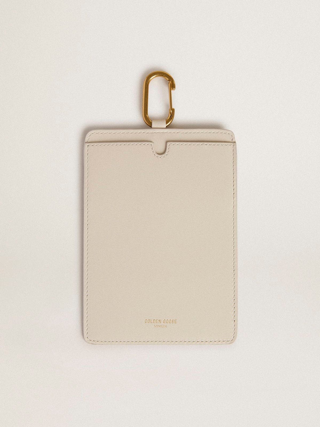 Worn white document holder