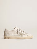 Super-Star Uomo bio-based con stella in suede ghiaccio