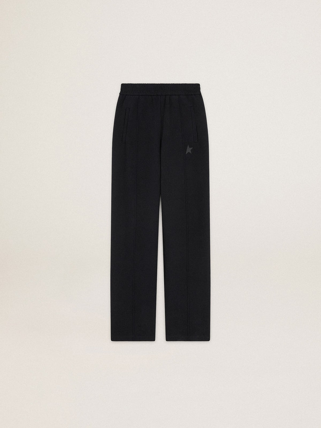 Pantalone jogging di colore nero con stella sul davanti