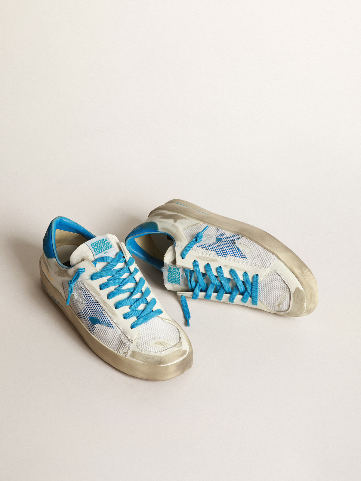 Sneakers Stardan bianche e azzurre