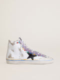 Women’s Francy Penstar LAB with black leather star and multicolor studs