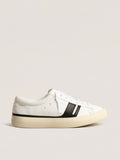 Sneaker Yatay Model 1B sostenibile con tomaia bio-based bianca e Y nera