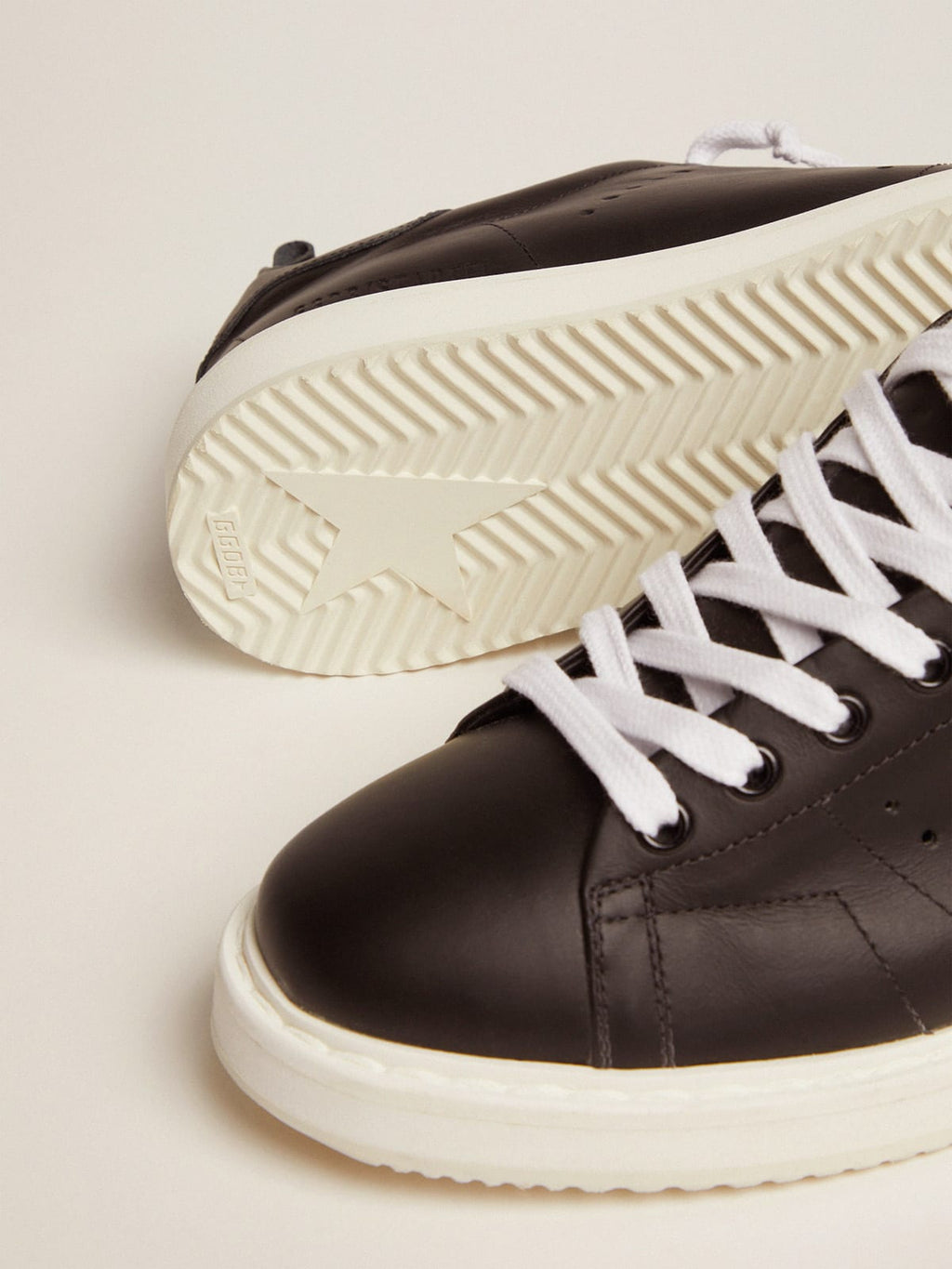 Sneakers Starter in pelle total black