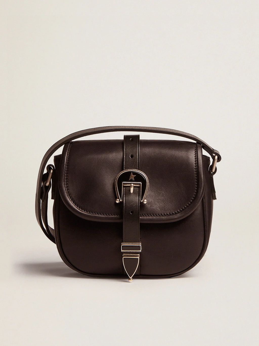 Borsa Rodeo Bag small nera in pelle