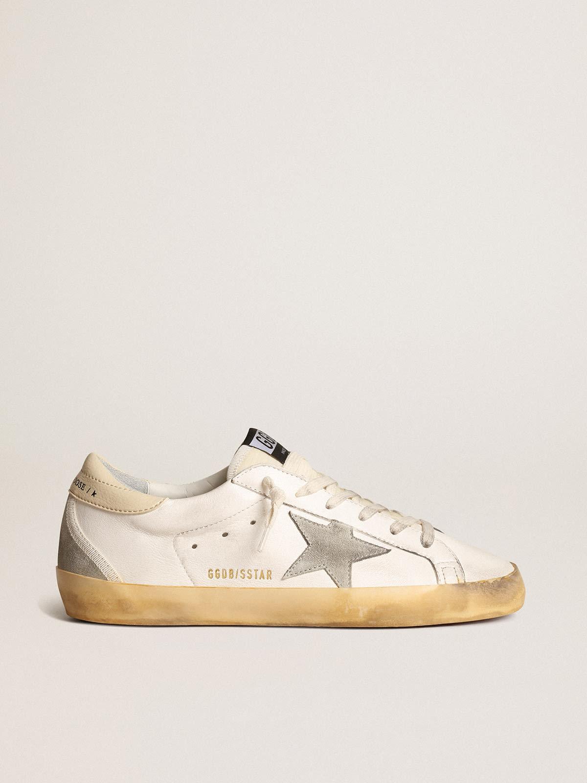 Super-Star LTD con stella in suede ghiaccio e talloncino in PVC
