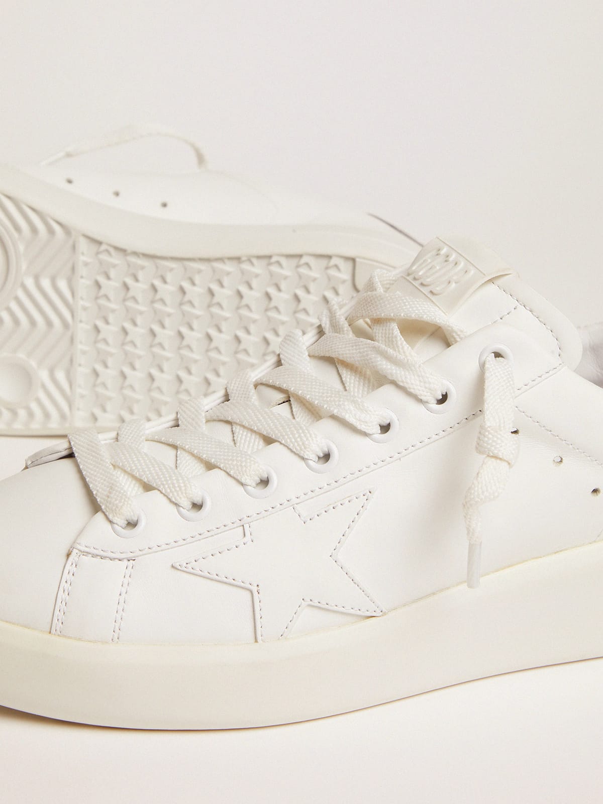 Sneakers Purestar talloncino glitter argento