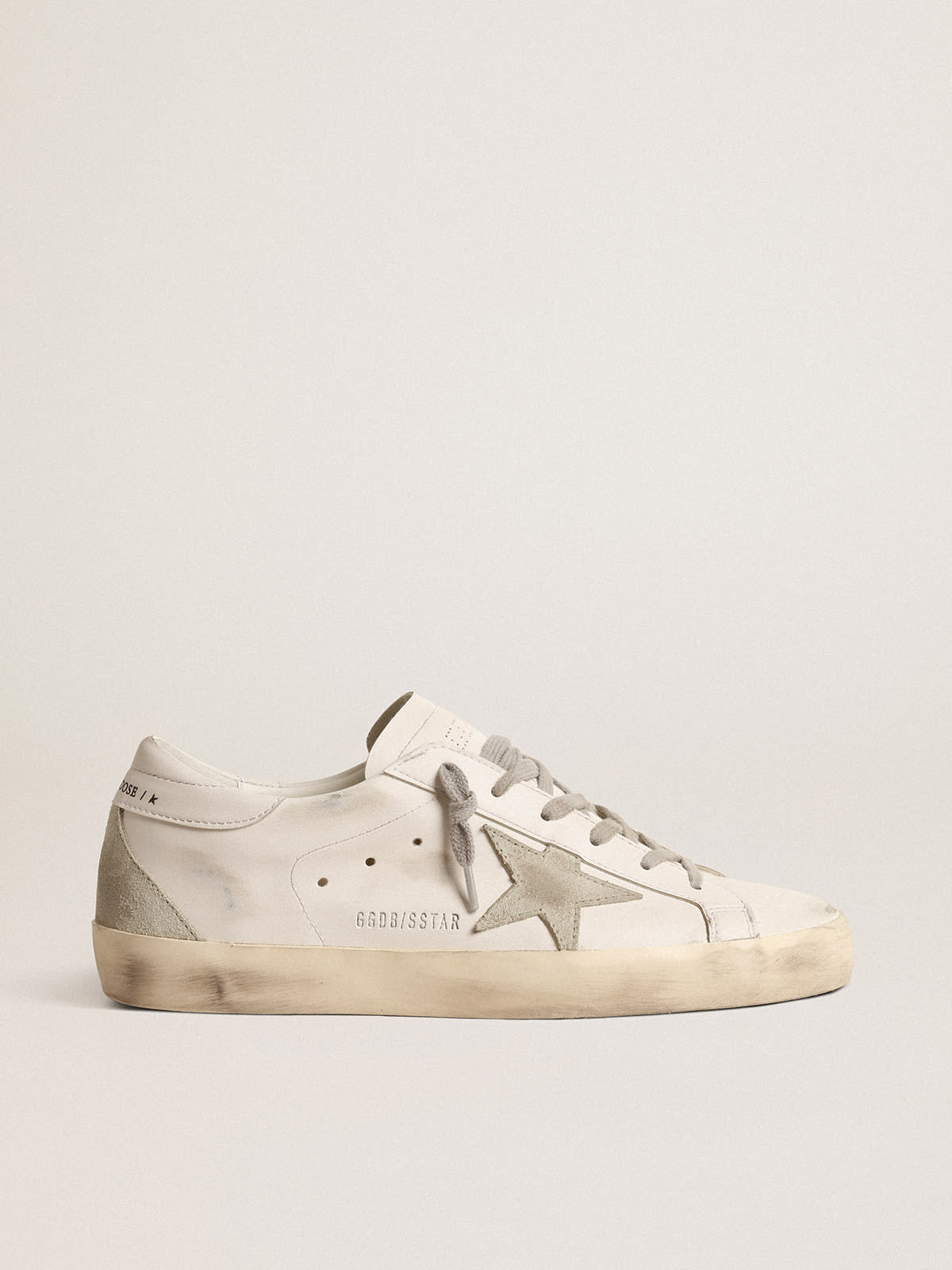 Super-Star Donna bio-based con stella in suede ghiaccio