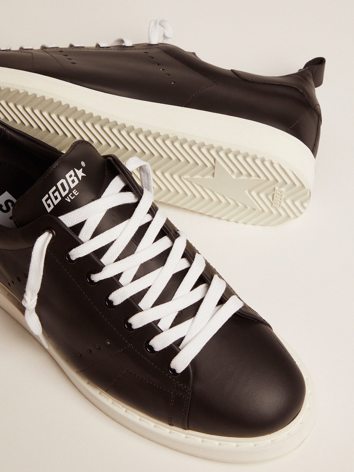 Sneakers Starter in pelle con stella stampata sul talloncino