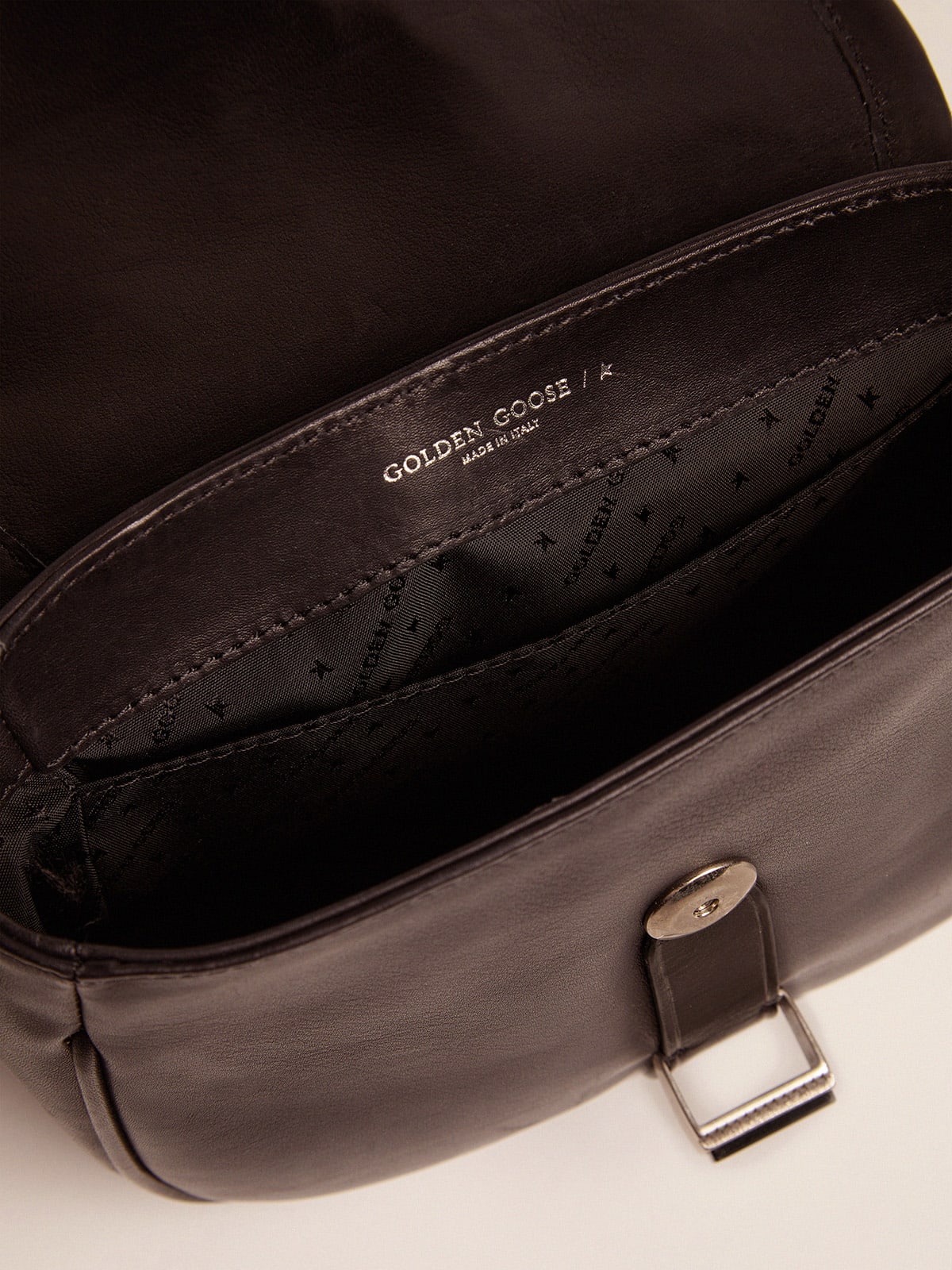 Borsa Rodeo Bag small nera in pelle