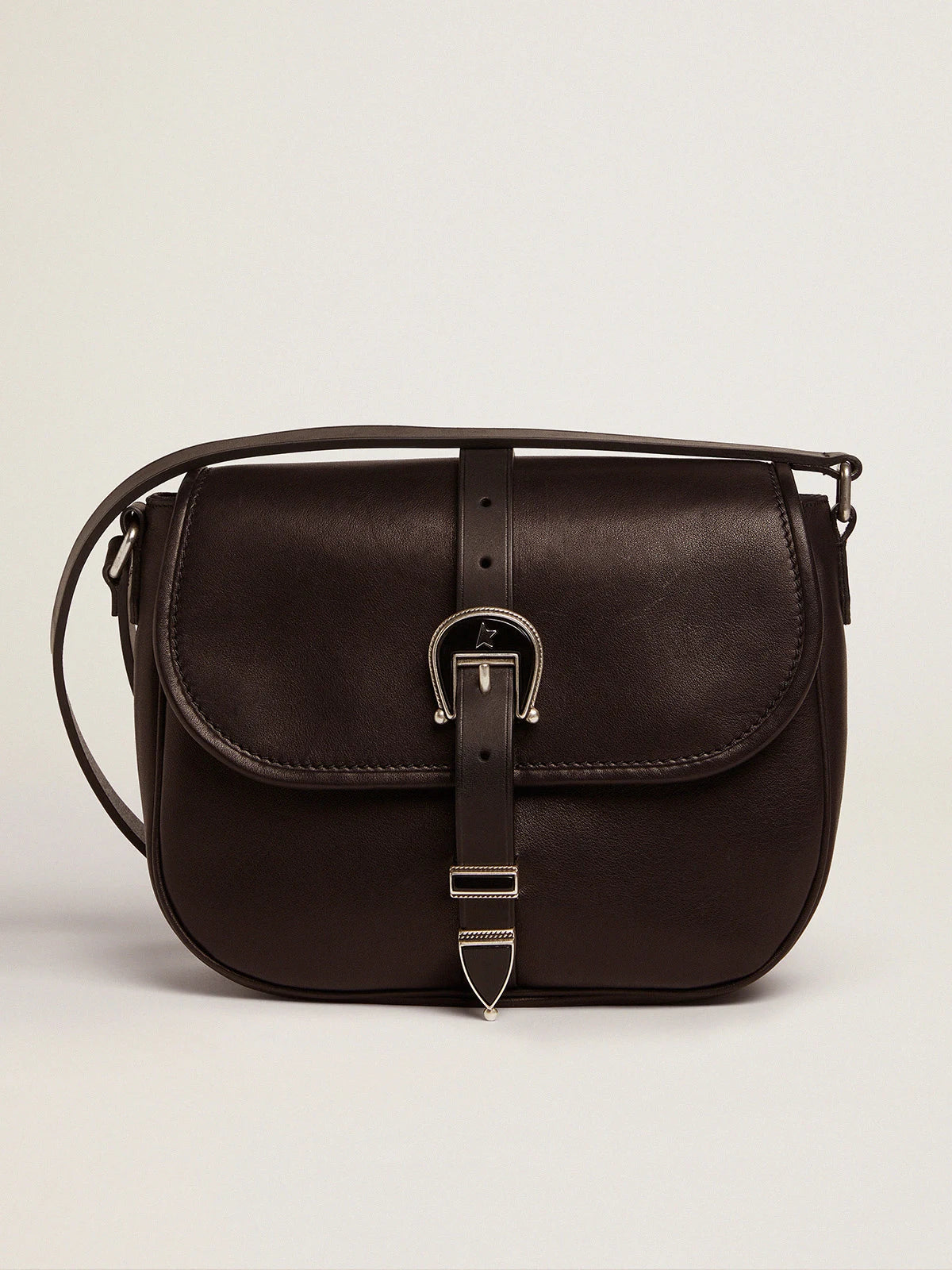 Borsa Rodeo Bag medium nera in pelle