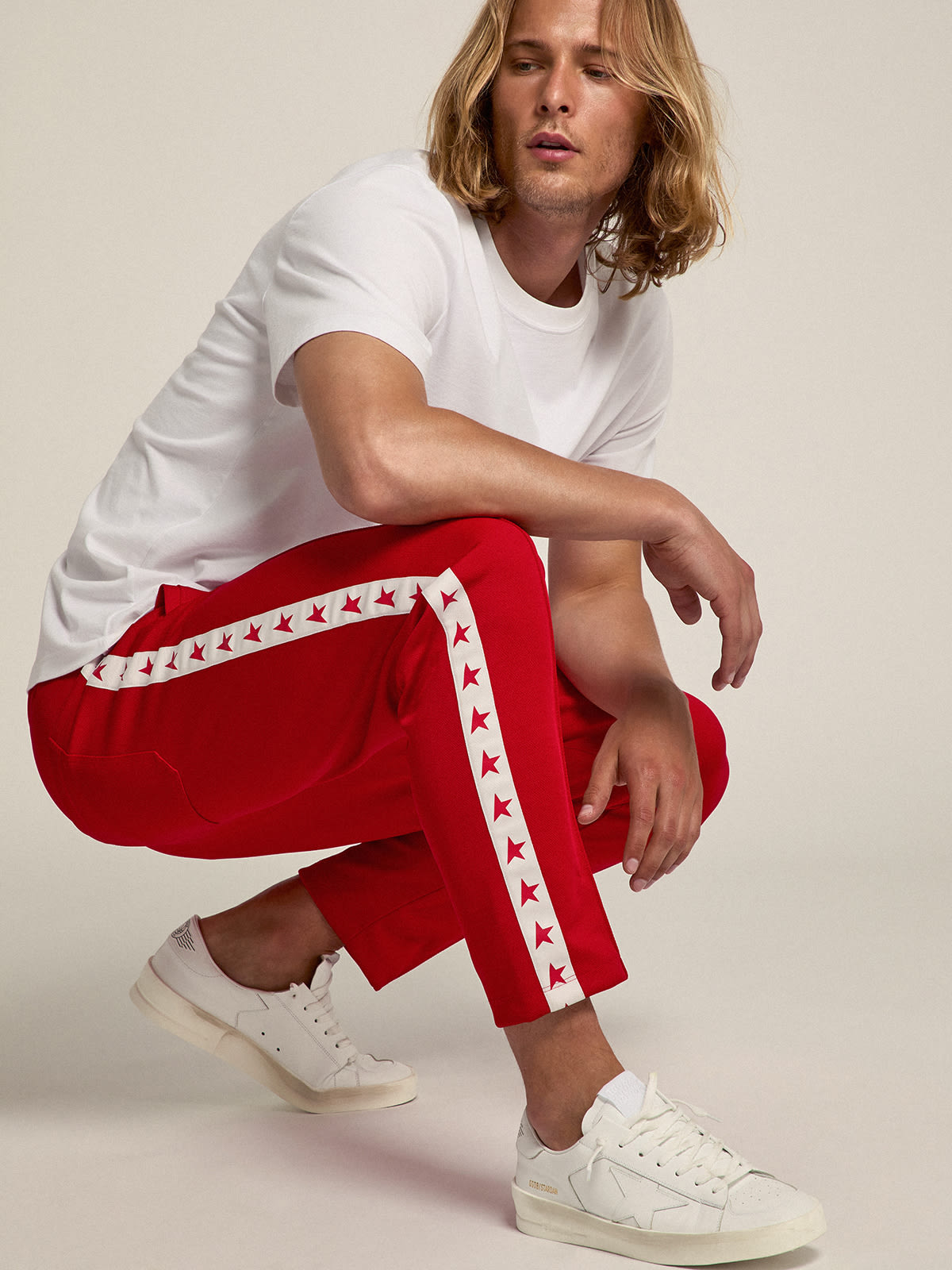 Sneakers Stardan uomo in pelle total white