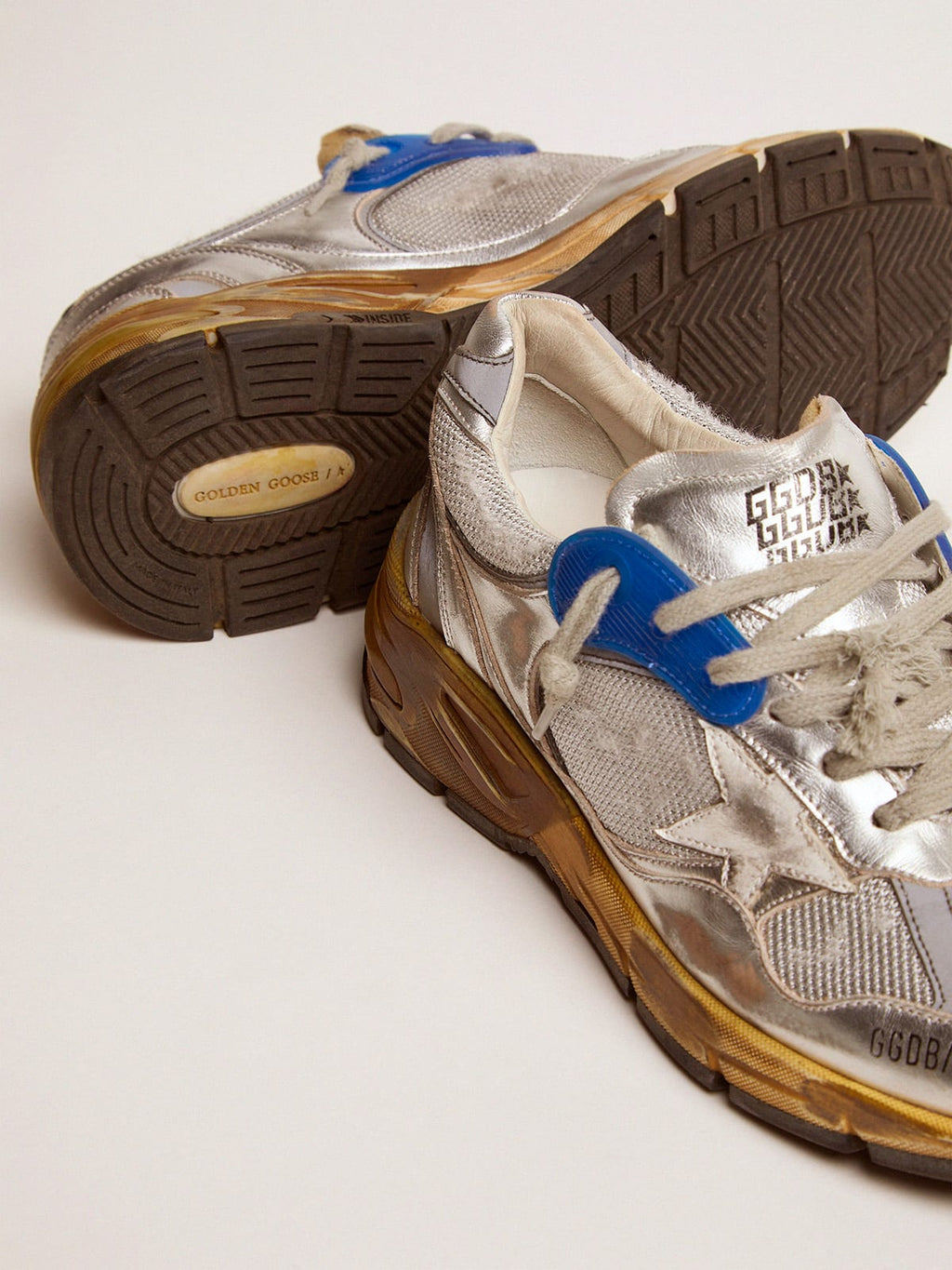 Sneakers Dad-Star donna argentate